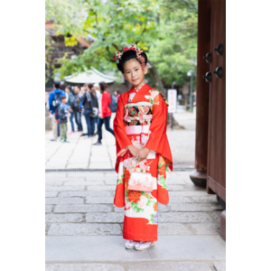 七五三　七歳女の子